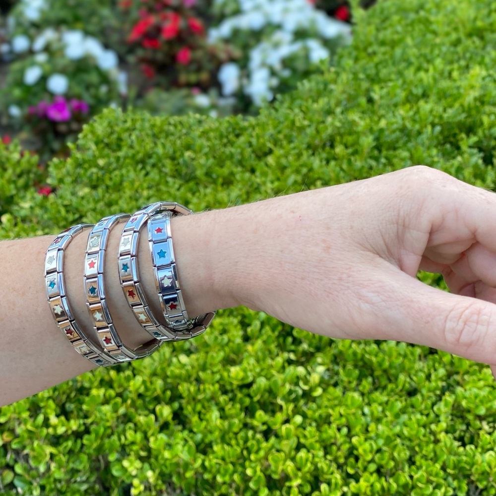 Democracy Star Link Bracelet, Rock Your Freedom in Fashion